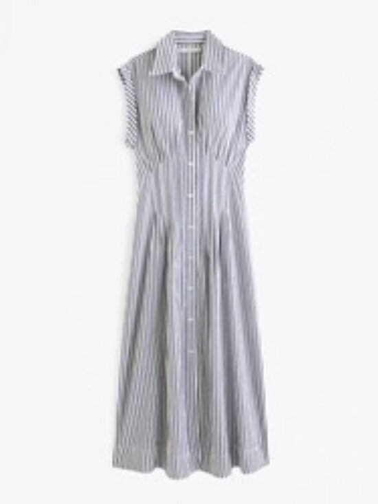 Abercrombie & Fitch Dresses & Skirts - Abercrombie & Fitch Short-Sleeve Midi Shirt Dress